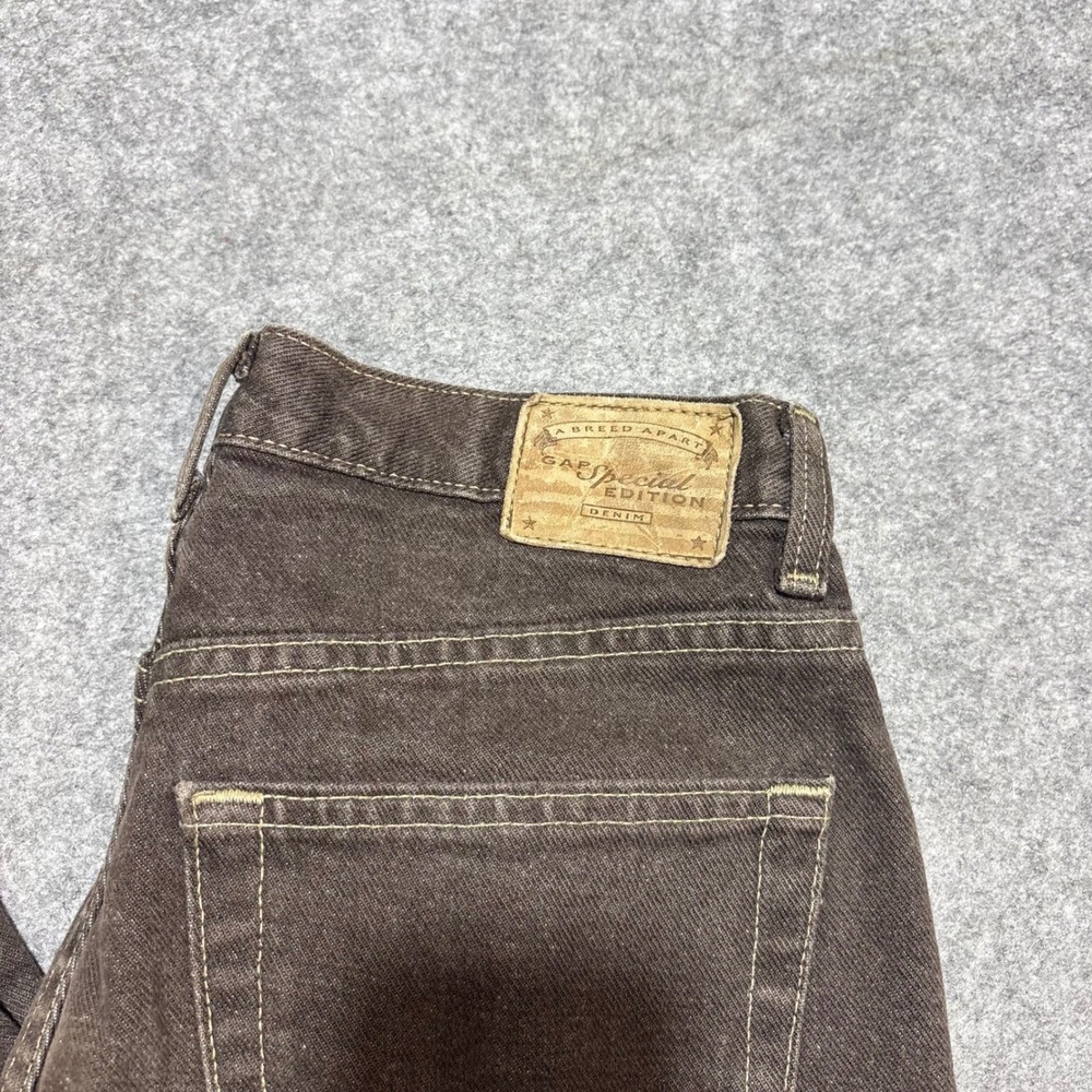 Gap Special Edition A Breed Apart Jeans Brown High Waist Straight Leg USA Size 4